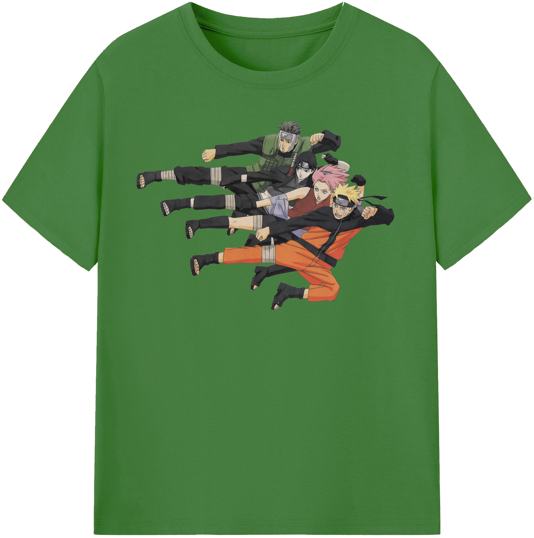 （画像用） NARUTO -ナルト- うずまき ナルト Uzumaki Naruto レディースカジュアルプリントTシャツ（綿100％）